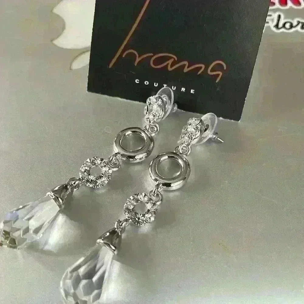Ivana Couture -  Ivana Trump crystal earrings never worn ❤️🌺